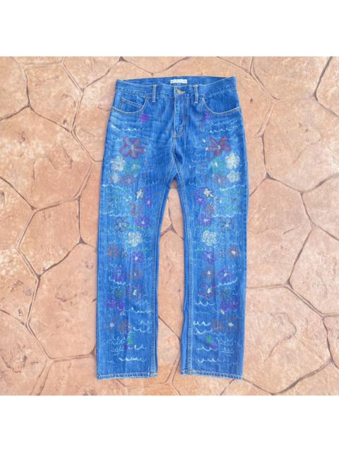 Other Designers Vintage Tsumori Chisato Art Floral Painter Designer Jeans