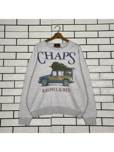 Ralph Lauren 🔥VINTAGE DISTRESSED SWEATSHIRT CHAPS RALPH LAUREN JEEP