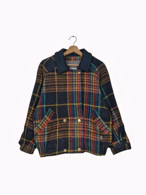 Valentino Vintage Valentino Garavani Tartan Wool Jacket