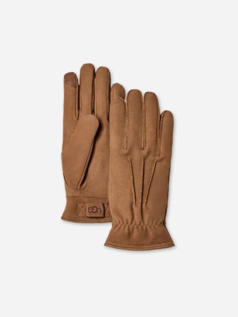 UGG ® Men's 3 Point Leather Glove in Brown/