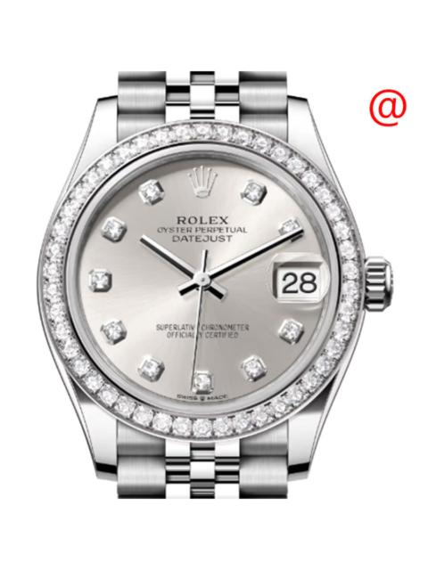 ROLEX Rolex Datejust 31 Automatic Diamond Silver Dial Ladies Watch 278384SDJ