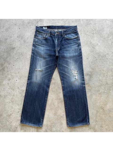 Other Designers Vintage Edwin Made In Japan Distressed Faded Jeans Pants W33