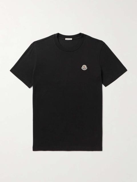 Three-Pack Logo-Appliquéd Cotton-Jersey T-Shirts