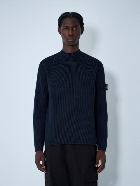 Stone Island Rib Logo Patch Sweater