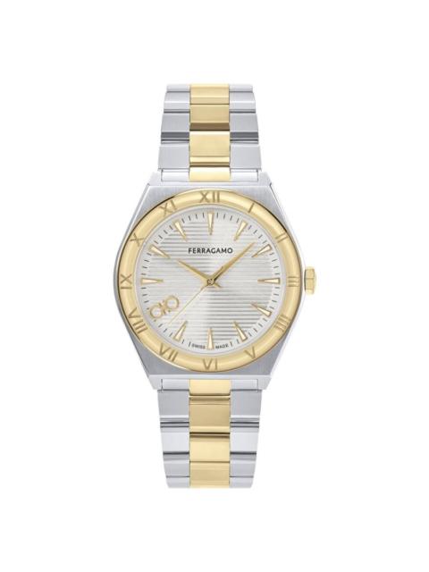 FERRAGAMO Ferragamo Vega Upper East Quartz Silver Dial Men's Watch SFKV00223