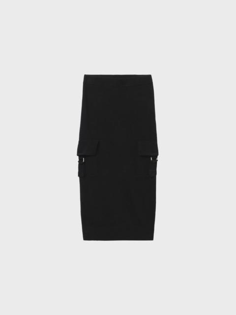 Blumarine MIDI KNIT SKIRT WITH CARGO POCKETS