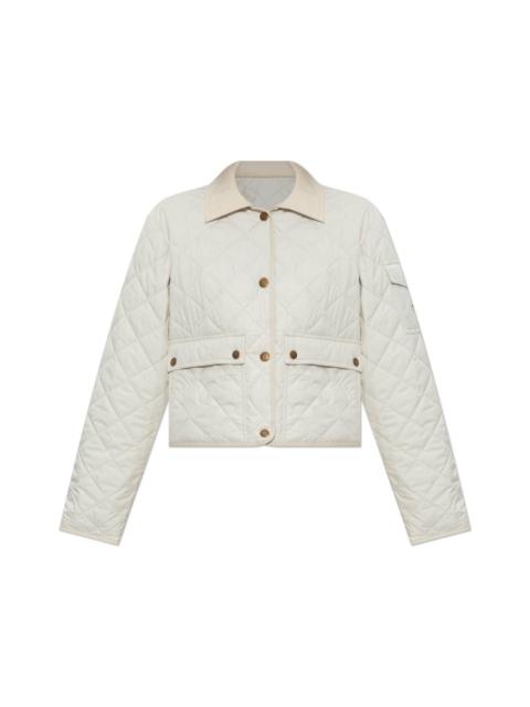 Chitre Diamond-quilted Padded Shirt Jacket