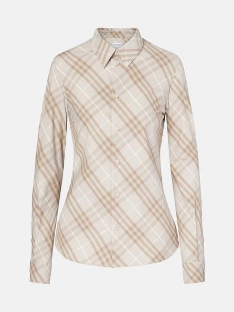 Burberry Burberry Check cotton poplin shirt