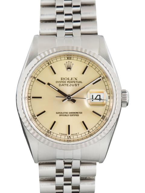 ROLEX Used Rolex Datejust 36 Ref 16234 Champagne Dial