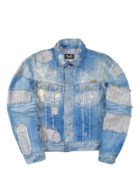 Dolce & Gabbana Dolce&Gabbana Denim Patchwork Jacket Art RARE