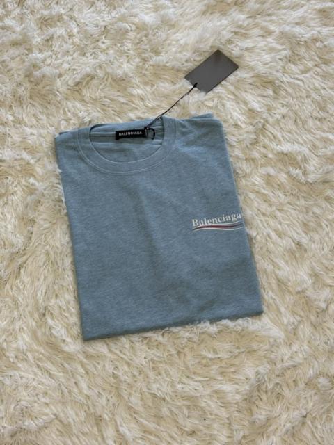 BALENCIAGA Balenciaga sky blue t shirt
