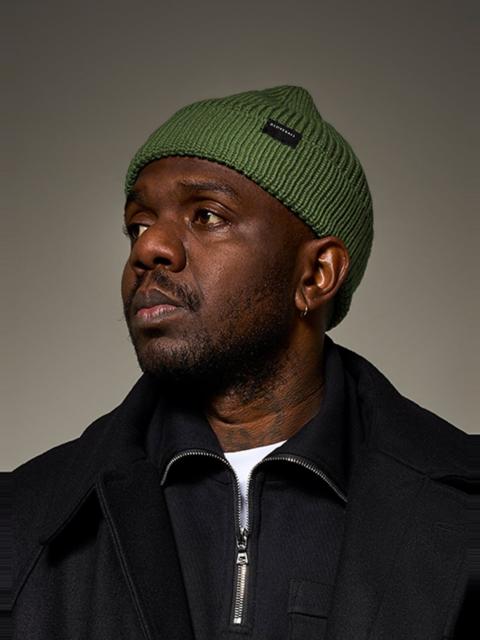 GLOVERALL Unisex Merino Wool Watch Cap Green