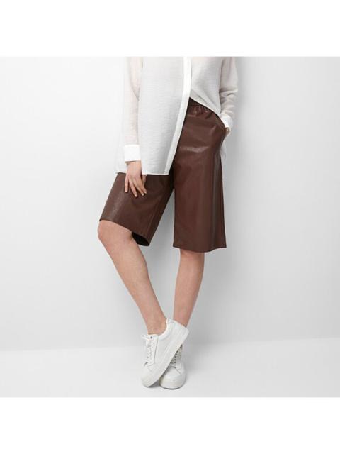 BNWT SS22 SISLEY FAUX LEATHER SHORTS 48