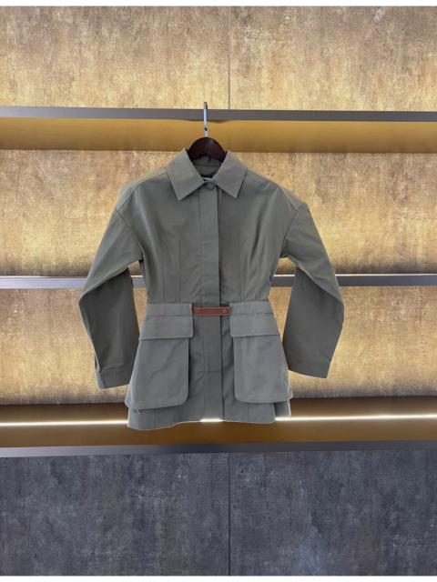 Loewe Loewe Cotton Canvas Safari Jacket in grey