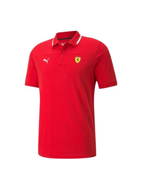 PUMA Scuderia Ferrari Race Men's Polo Shirt 'Red White Yellow' 531686-02