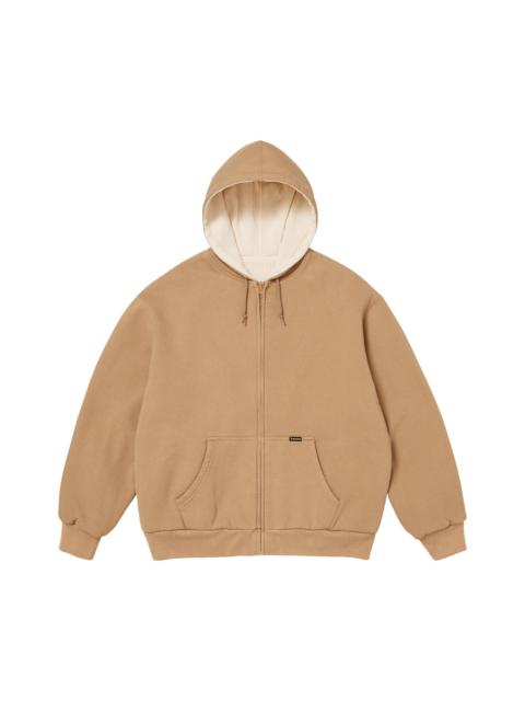 Supreme Supreme Reversible Work Zip Up Hooded Sweatshirt 'Light Tan'