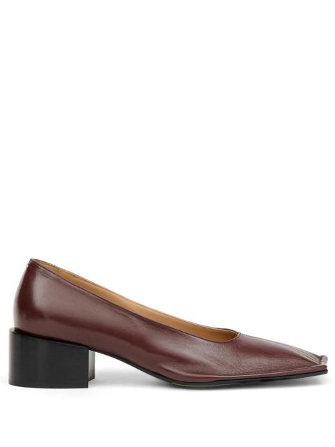 Maison Margiela Piped Shiny Nappa Leather Pump Women