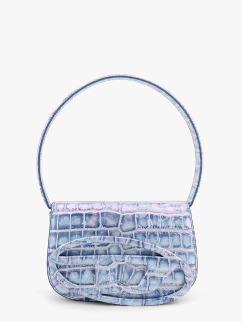Diesel 1Dr Leather Shoulder Bag Con Logo Oval D