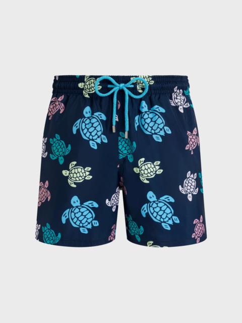 Vilebrequin MEN ULTRA-LIGHT AND PACKABLE SWIM TRUNKS TORTUES MULTICOLORES
