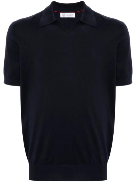 Brunello Cucinelli Men Short-Sleeved Polo Shirt