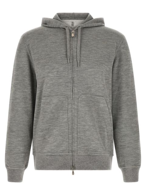Brunello Cucinelli Brunello Cucinelli Men Cashmere And Silk Hoodie