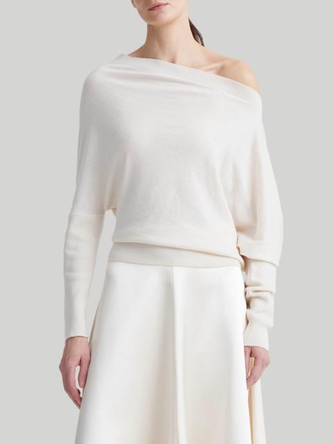 Altuzarra Grainge One-Shoulder Cashmere Sweater