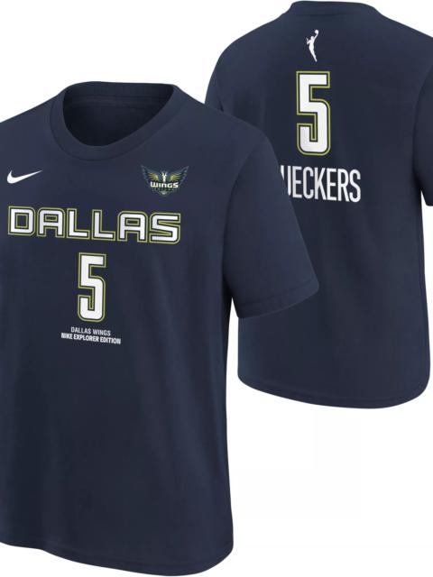 Nike Nike Youth Dallas Wings Paige Bueckers #5 Navy Explorer T-Shirt