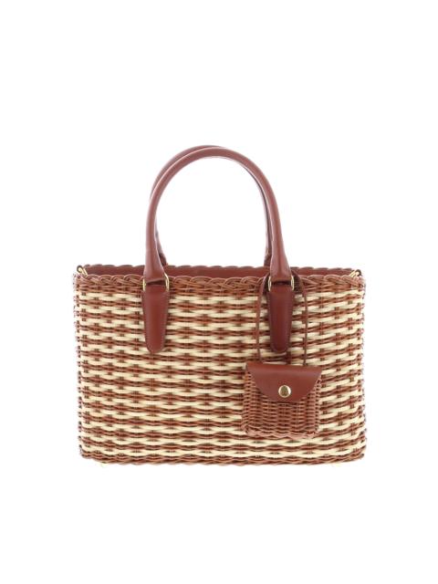 Other Designers Carla Saint Barth – Vimini Shopping Large Bicolor – Teck / Natural