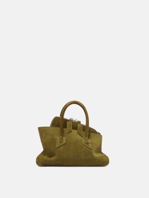 THE ATTICO ''LA PASSEGGIATA MINI'' KHAKI TOP HANDLE