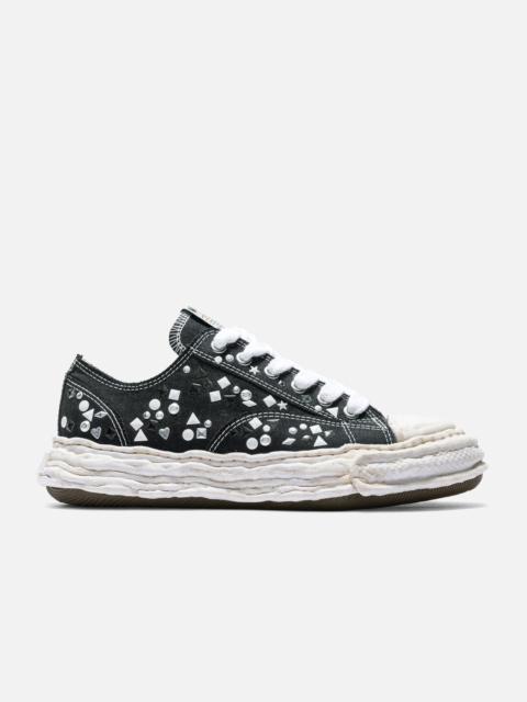 Maison MIHARAYASUHIRO "PETERSON23" OG SOLE EMBELLISHED CANVAS LOW TOP SNEAKER