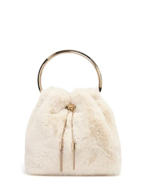 Bon Bon faux fur top handle