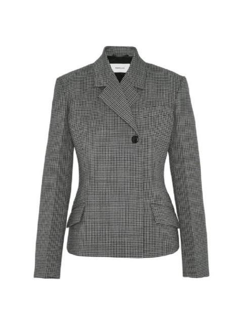 FERRAGAMO Ferragamo Micro Houndstooth Double Breasted Blazer