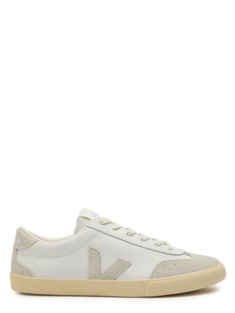 VEJA Veja Volley Panelled Grained Leather Sneakers