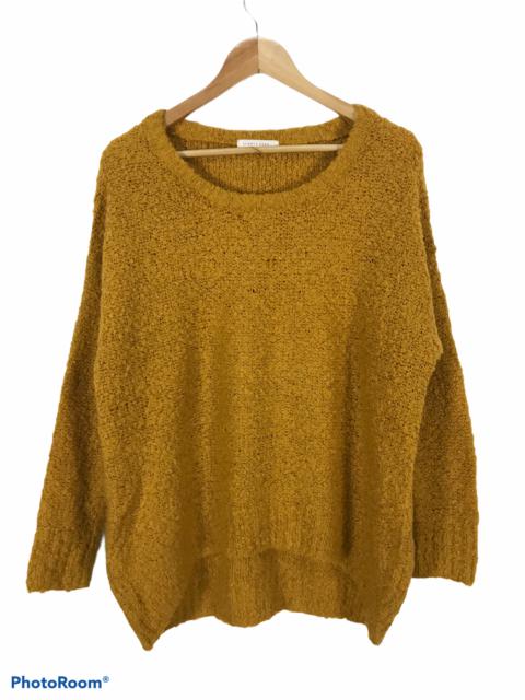 Other Designers Lowrys Farm - Lowrys Farm Yellow Fuzzy Wool Knit Sweater #2123