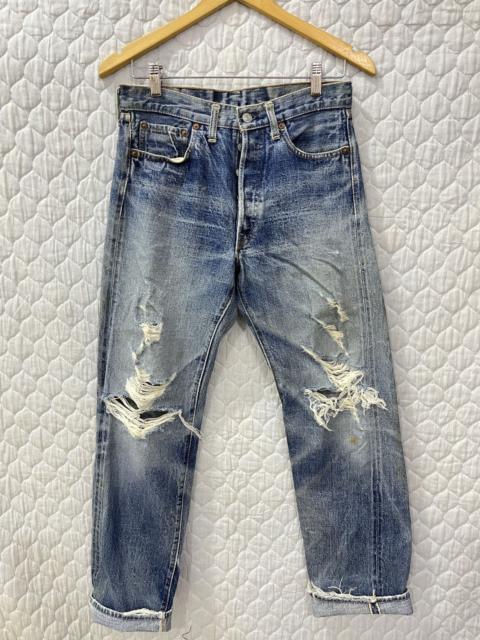 Other Designers Archival Clothing - ARCHIVE DENIME JAPAN SELVEDGE DISTRESSED JEANS