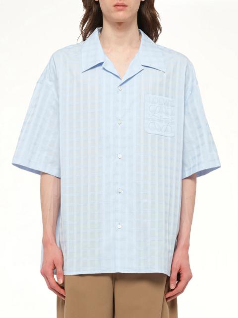 Loewe Short Sleeve Shirt in Light Blue