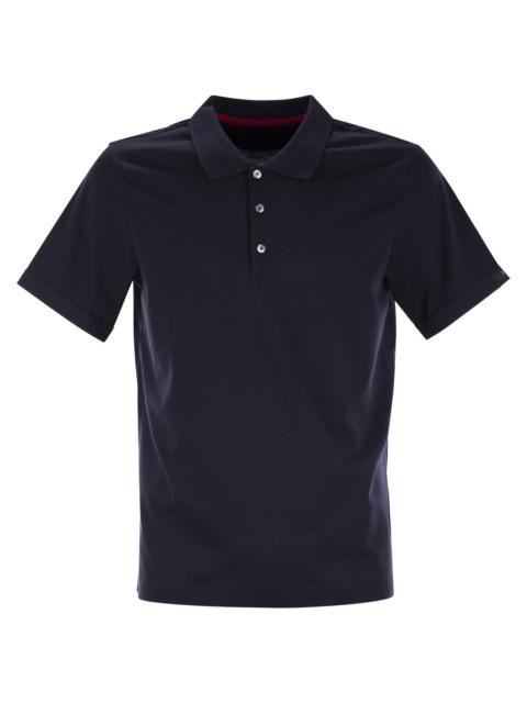 Other Designers Fay Men Short-Sleeved Cotton Polo Shirt