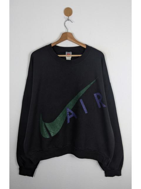 Nike Vintage Nike Air swoosh Grey Tag 90s basketball Sweatshirt