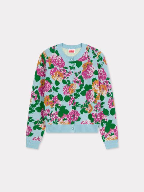 KENZO 'KENZO Floral' embellished cardigan in cotton wool