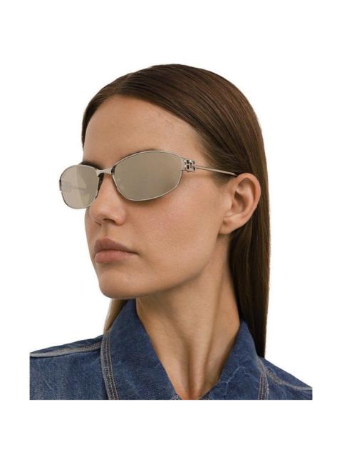 BALENCIAGA NEW BALENCIAGA BB0336S 006 SUNGLASSES SILVER WOMEN EYEWEAR
