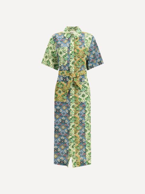 ALÉMAIS Ali Spliced Shirtdress