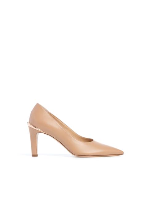 GABRIELA HEARST Edwina High Heel Stiletto Pump in Nude Leather