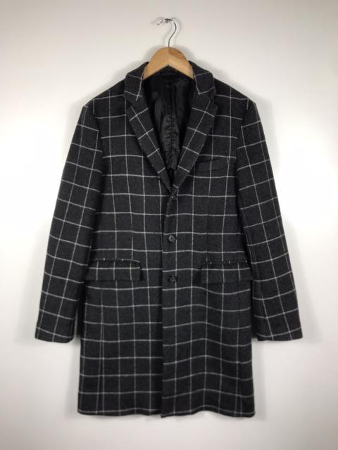 Other Designers Vintage - 🔥Katherine Hamnett Wool Flannel Long Coat Jacket
