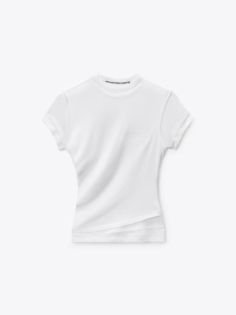 Alexander Wang Prestyled Short Sleeve Top