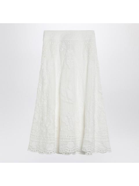 FARM Rio - FARM Rio Swan Lake lace skirt