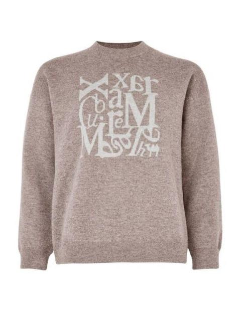 Max Mara MAX MARA Round Neck Beige Sweater New & Authentic (Women's s