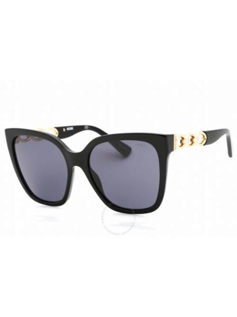 Moschino Moschino Grey Cat Eye Ladies Sunglasses MOS098/S 0807/IR 55