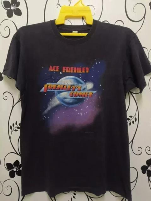 Other Designers Vintage - Vintage 80's Ace Frehley Kiss Band T Shirt Single Stitches