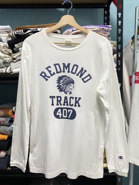 Other Designers Vintage - VINTAGE CHAMPION REDMOND APACHE LONG SLEEVES TSHIRT