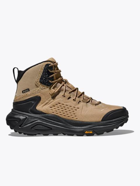 HOKA Elite Terrain System Kaha 3 GTX Shoes in Khaki/Black